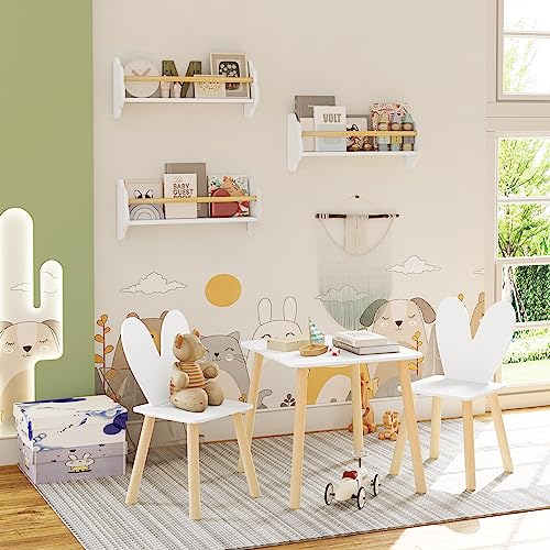WOLTU Cloud Shape Kids Wall Shelves - White