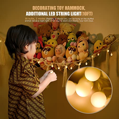 Baby Toy Hammock - Boho Stuffed Animal Storage