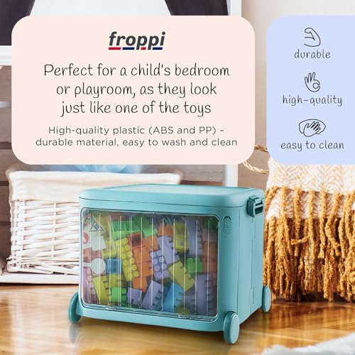 Froppi Toy Storage Unit: Blue, Multi-Purpose, Stackable