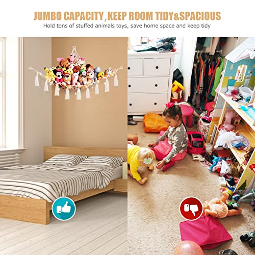 Baby Toy Hammock - Boho Stuffed Animal Storage