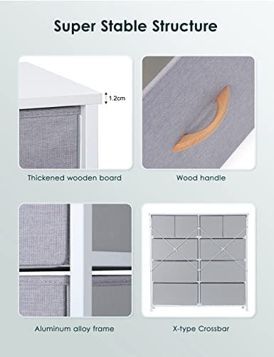 10-Drawer Dresser for Baby, Bedroom, Closet and More