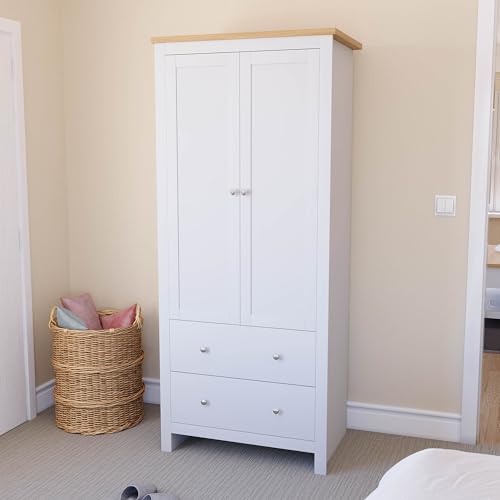 Arlington Wardrobe: 2 Door, 2 Drawer Baby Storage