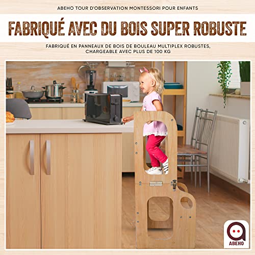 ABEHO Montessori Step Stool: Safe, Foldable, Durable