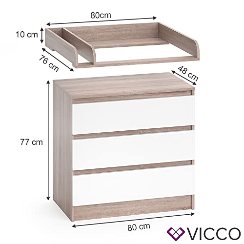 VICCO Emma Changing Unit - Stylish Baby Table