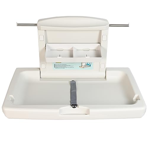 Fold Down Baby Changing Table Unit - White