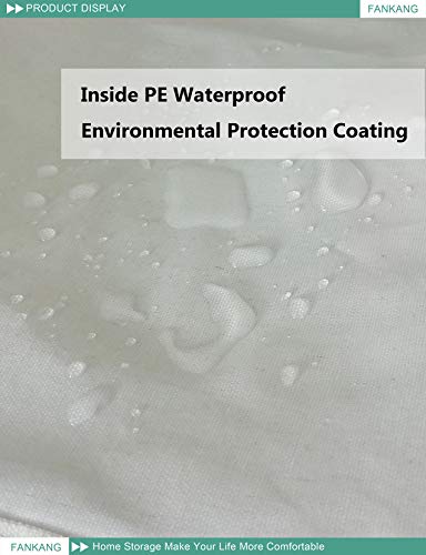 FANKANG Canvas Foldable Nursery Hamper Storage, Gray