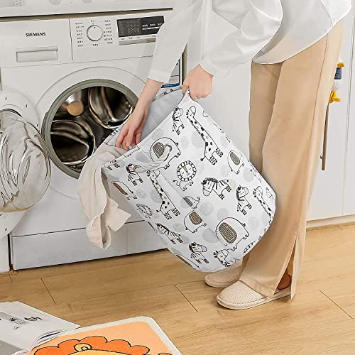 INough Extra Large Baby Hamper, Foldable Toy Basket