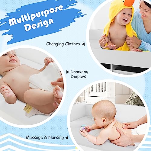 COSTWAY Baby Changing Table with 2 Drawers