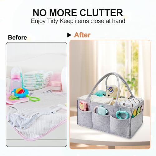 Esoes Diaper Caddy: Nursery Organizer for Baby