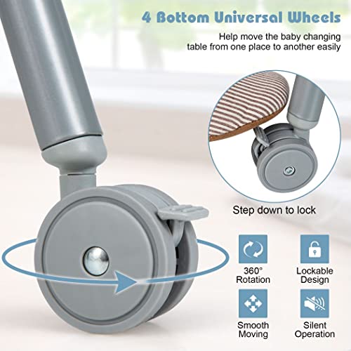 COSTWAY 4 in 1 Baby Changing Station
