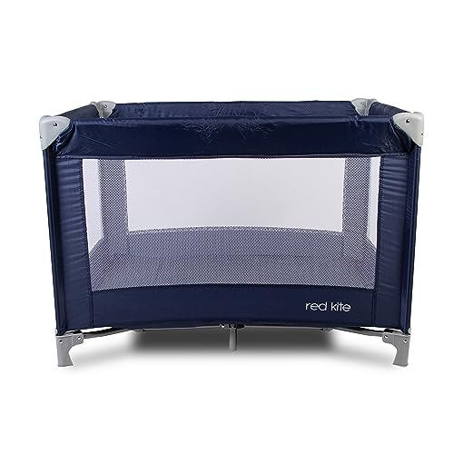 Red Kite Sleeptight Travel Cot - Blueberry