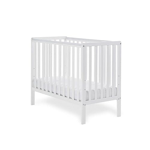 White Obaby Bantam Space Saver Cot