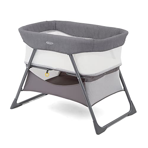 Graco Bedside Bassinet/Crib, Foldable - Pearl