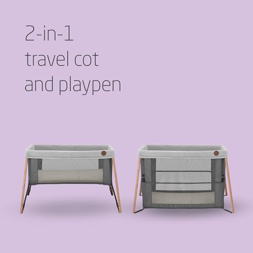 Maxi-Cosi Iris 2-in-1 Travel Cot, Essential Graphite