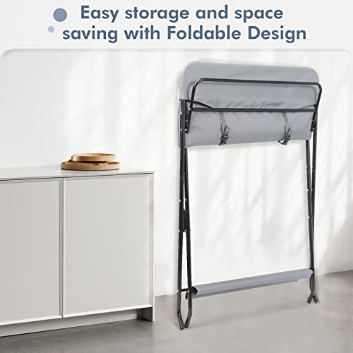 Foldable Baby Changing Table with Storage Bags