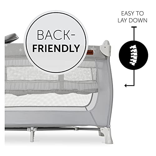 Hauck Travel Cot with Changing Mat & Travel Bag