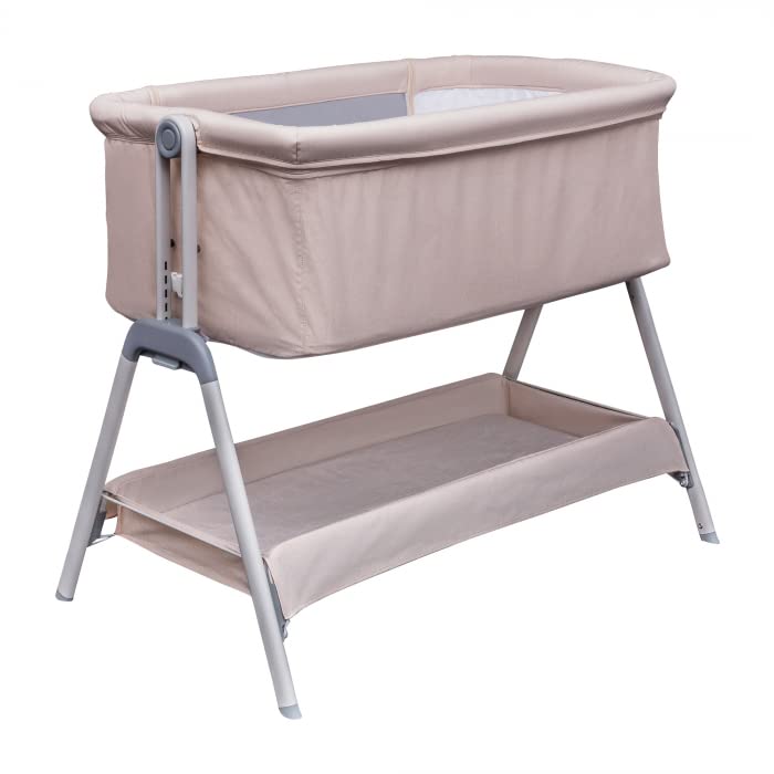 Snoozie Bedside Crib - Soft Shell | Co Sleeper