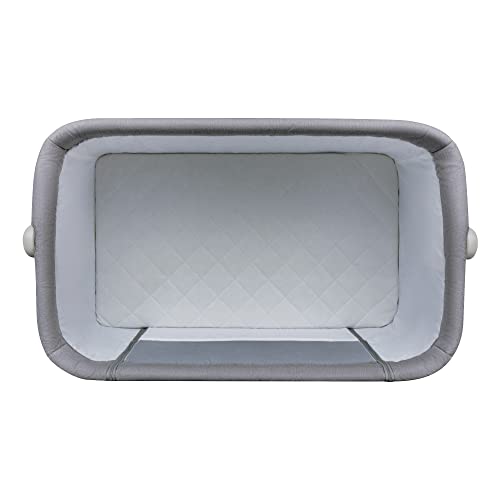 Snoozie Bedside Crib | Storm Grey Baby Bassinet
