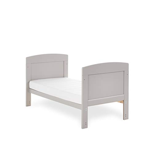Warm Grey Obaby Grace Mini Cot Bed