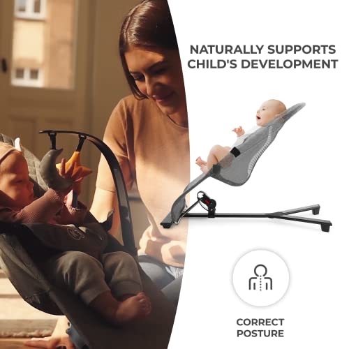 Kinderkraft Mimi Baby Bouncer: Adjustable, Scandinavian Design