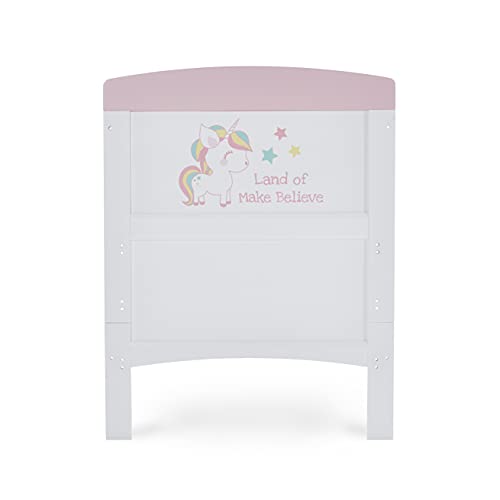 Unicorn Baby Cot Bed - Obaby Grace Inspire