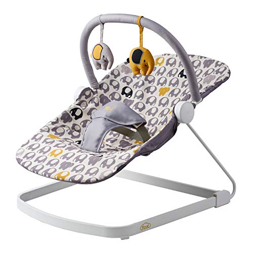 BABABING Float Baby Bouncer | Ellie Elephant Print