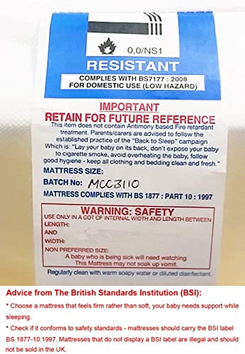 White Wooden Baby Cot Bed with Rollaway Drawer