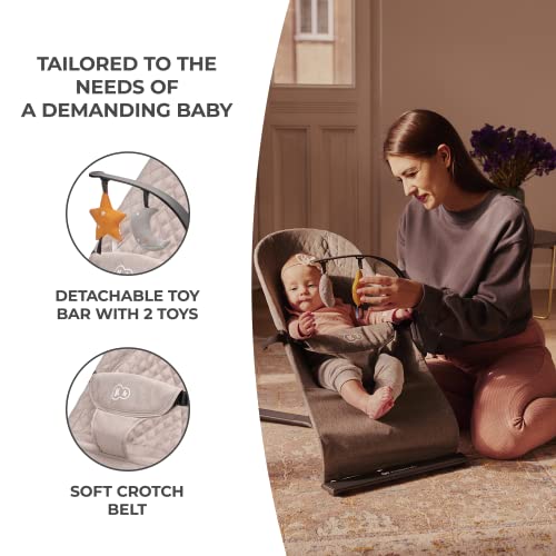 Kinderkraft Mimi Baby Bouncer: Adjustable, Scandinavian Design