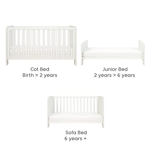 Tutti Bambini Alba Cot Bed | 140x70cm | 3in1
