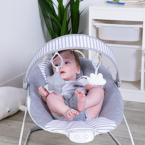 Cozy Bounce Unisex Baby Bouncer - Linen