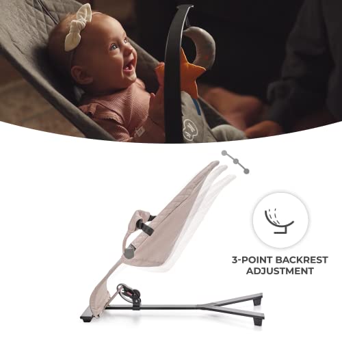 Kinderkraft Mimi Baby Bouncer: Adjustable, Scandinavian Design