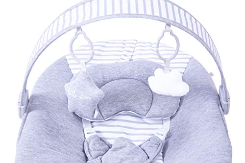 Cozy Bounce Unisex Baby Bouncer - Linen