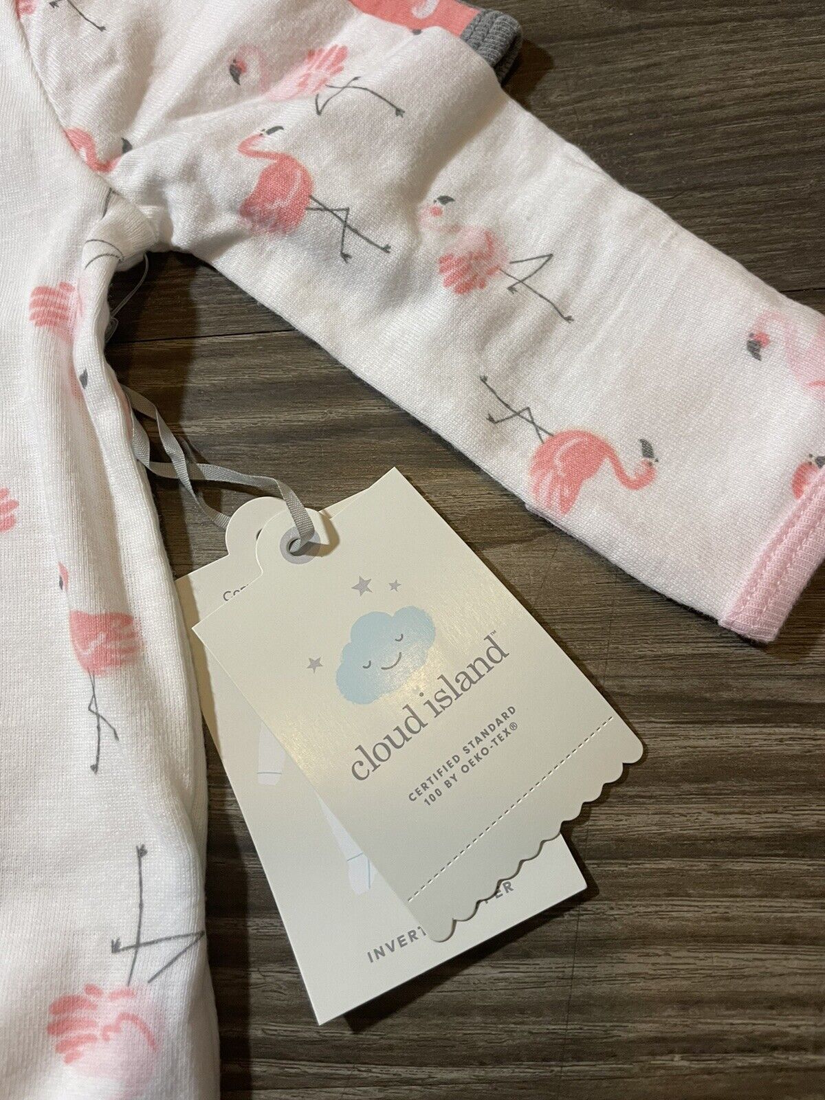 Flamingo Zip-Up Sleep N' Play for Baby Girls