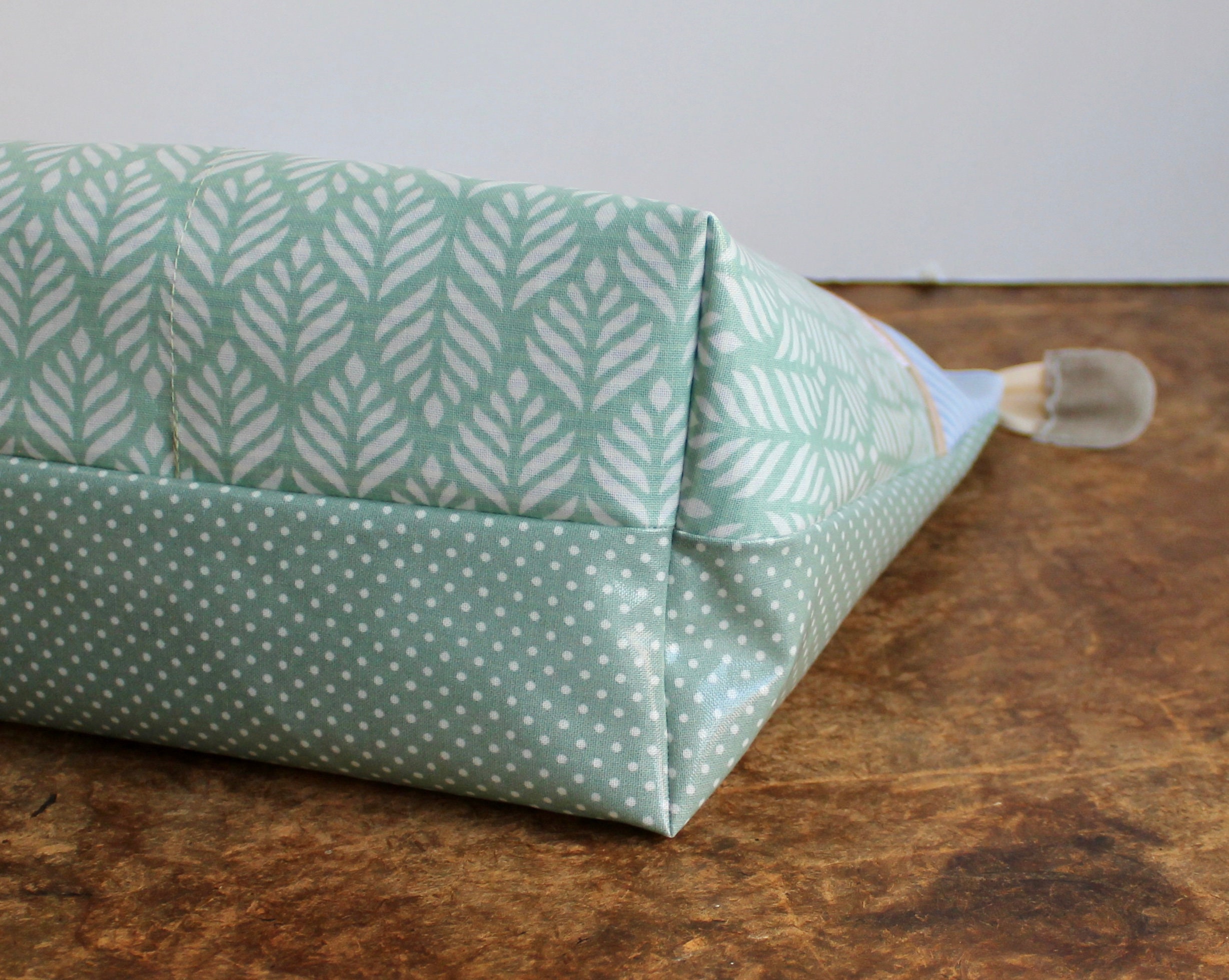 Travel-sized Oilcloth Toiletry Bag with Fun Patterns