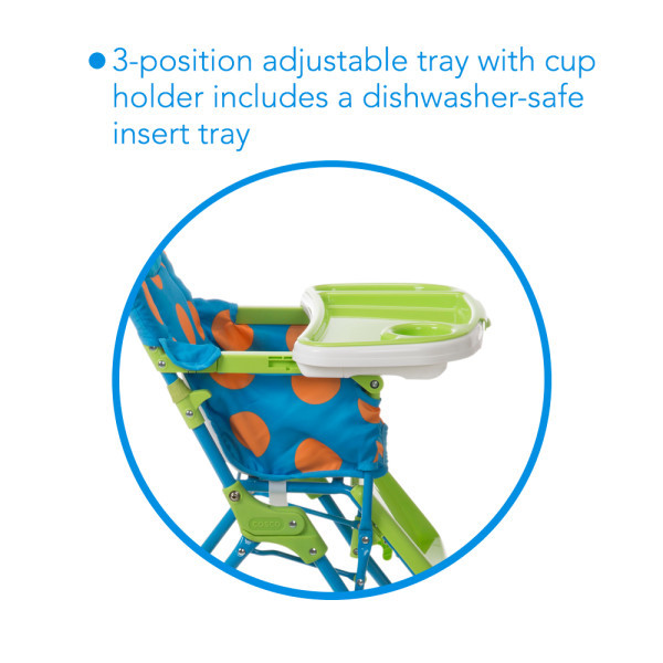 Cosco Simple Fold Deluxe High Chair, Multiple Colors