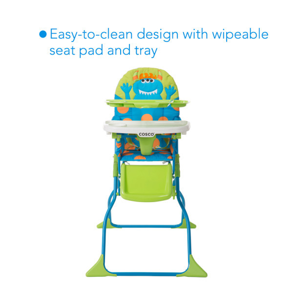 Cosco Simple Fold Deluxe High Chair, Multiple Colors