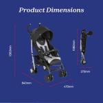 Chicco Echo Stroller: Stone Shade | Birth to 22kg