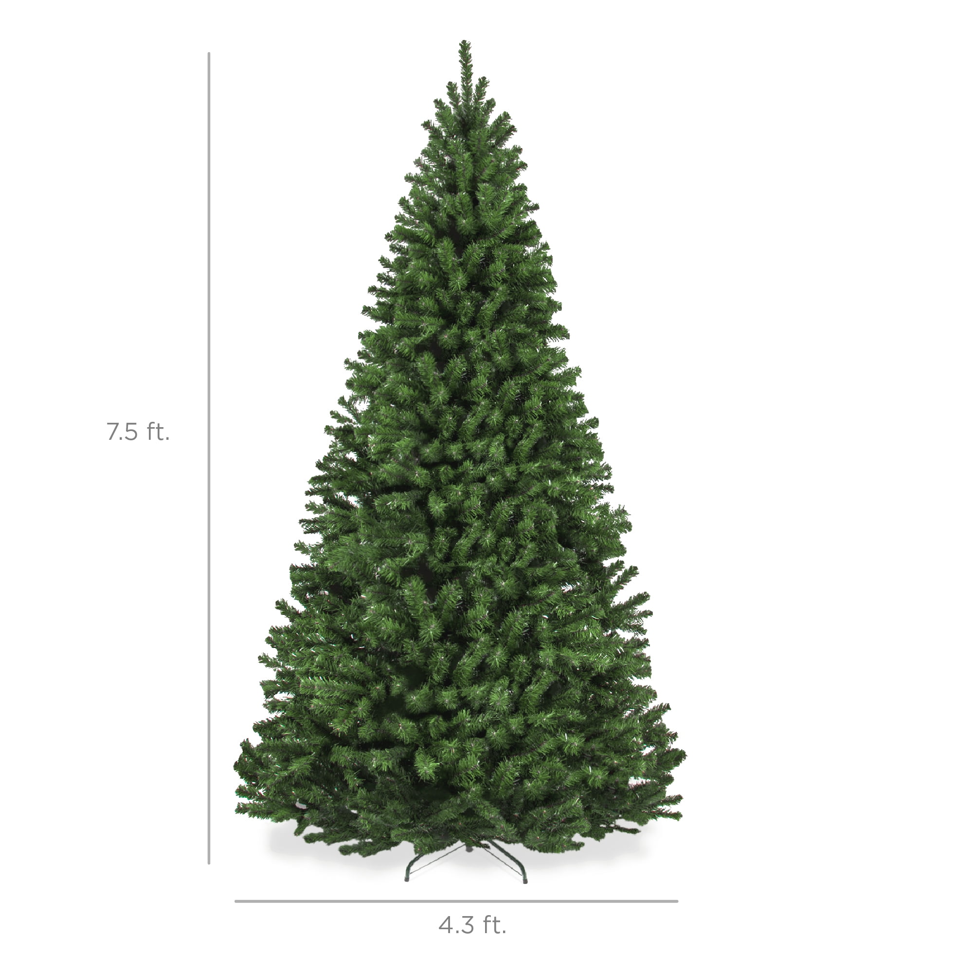7.5ft Premium Spruce Christmas Tree, Easy Assembly