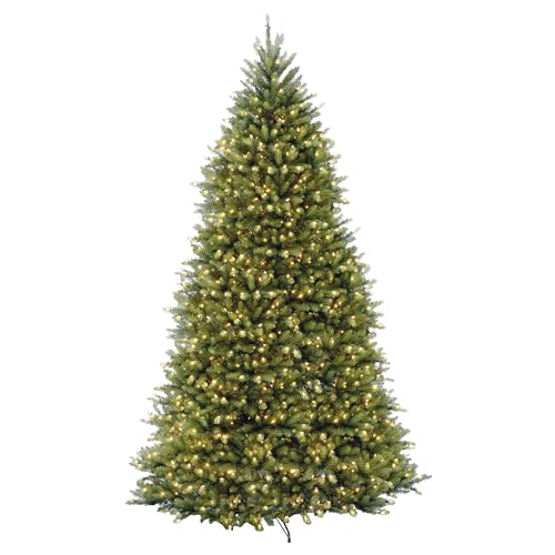 12ft Pre-Lit Artificial Christmas Tree - White Lights