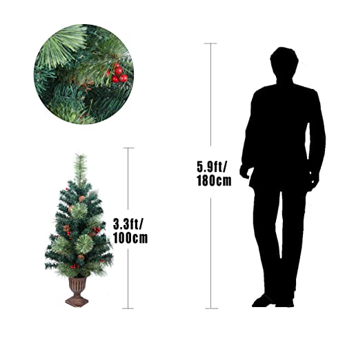 2 Pack 3FT Artificial Christmas Trees