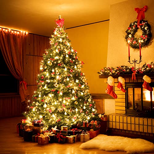 43ft Indoor/Outdoor Globe String Lights, Warm White