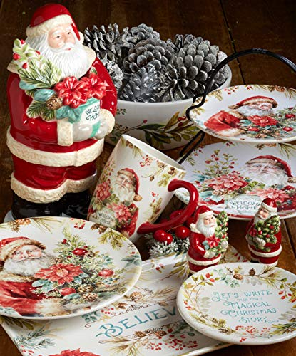 Certified International Christmas Story Rectangular Platter, Multicolored