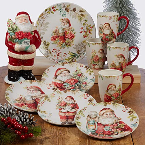 Certified International Christmas Story Rectangular Platter, Multicolored