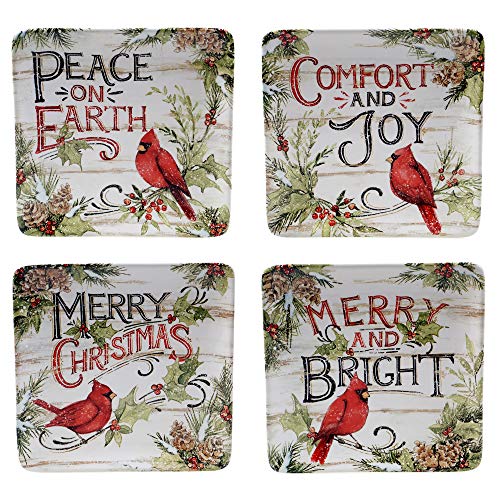 Evergreen 16pc Christmas Dinnerware Set