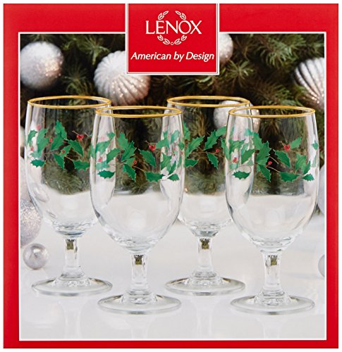 Lenox Christmas Iced Beverage Glasses (4 pieces)