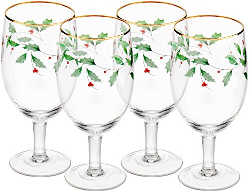 Lenox Christmas Iced Beverage Glasses (4 pieces)