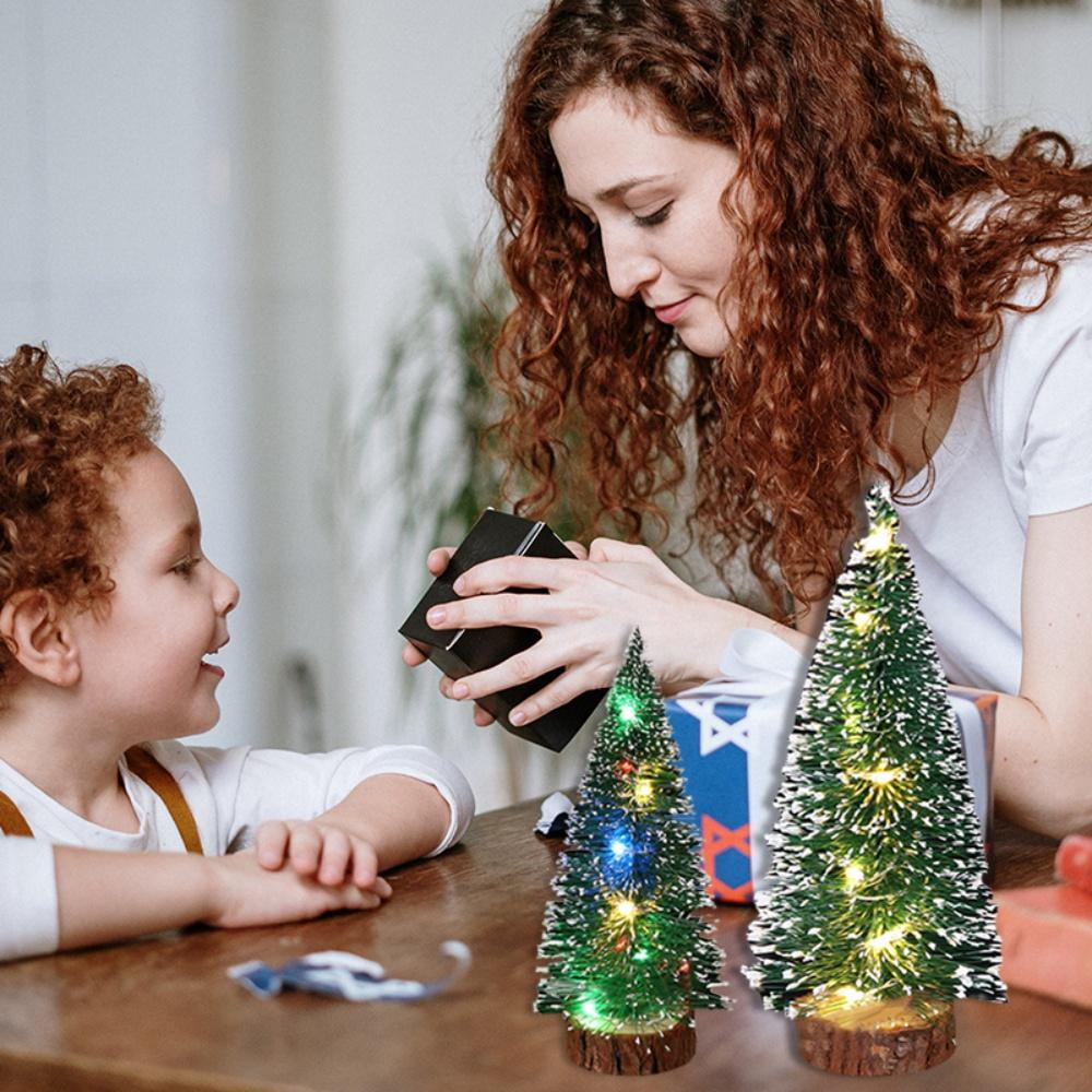 Tabletop LED Mini Xmas Tree with Lights