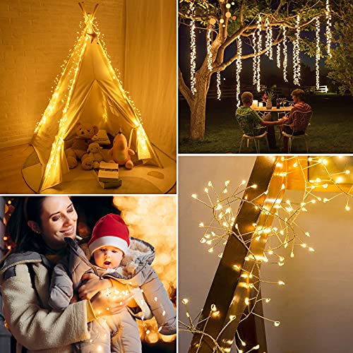 Christmas Cluster Lights, 10ft, 200 LED