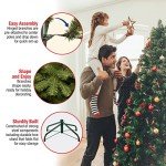 7.5ft Green Artificial Christmas Tree with Stand