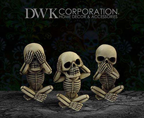 Morbid Mini Skeleton Figurines Set (Halloween Decor)